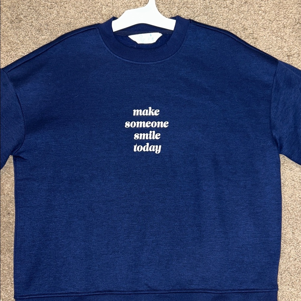 Navy Blue Sweatshirt